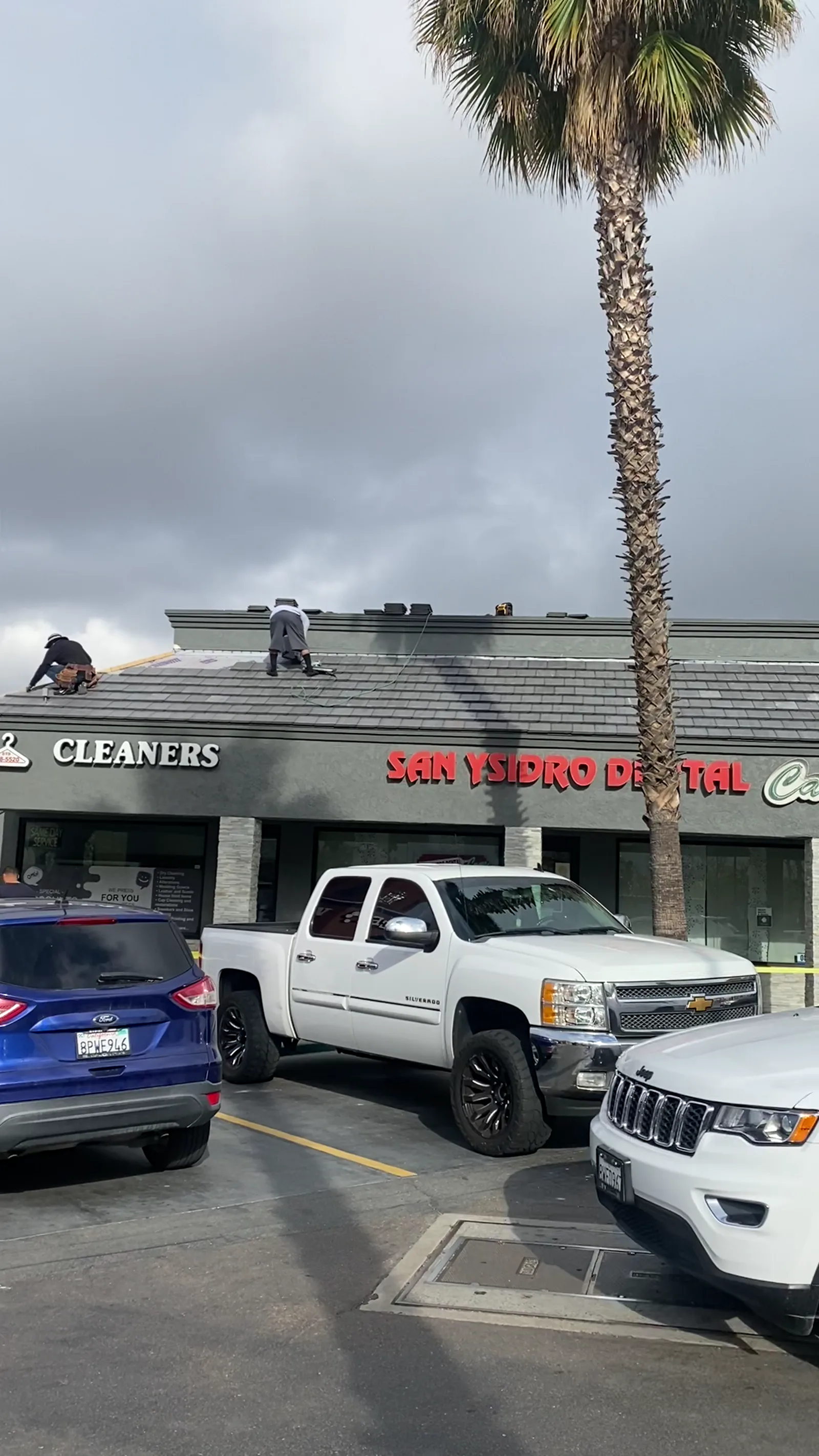 Retail Center Re-Roof by Shieldroof Services in Southern California